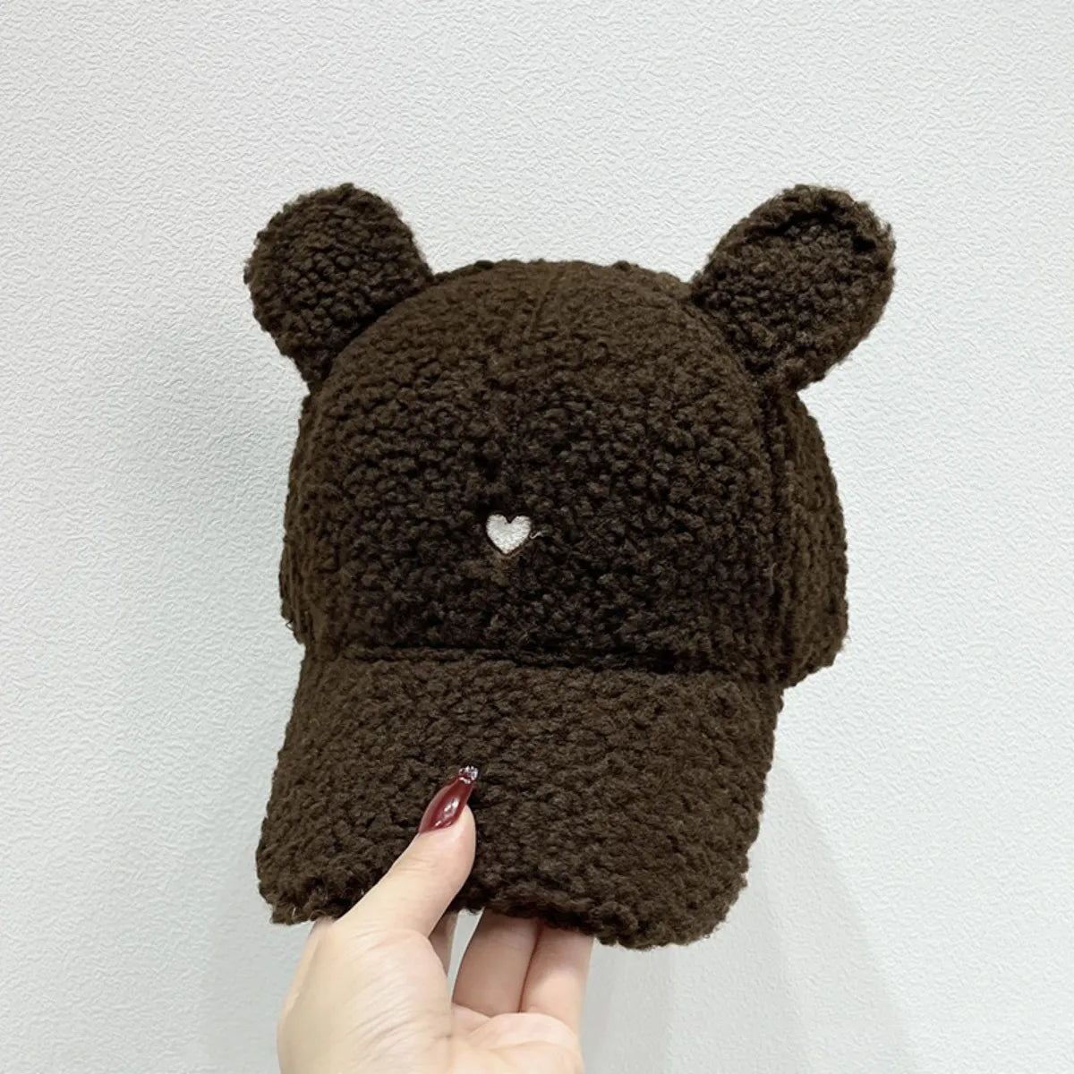Cute Fluffy Bear Ears Winter Hat - Fashorio