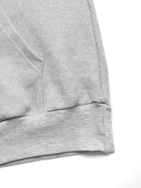 Drawstring Zip Detail Cold Shoulder Hoodie - Fashorio