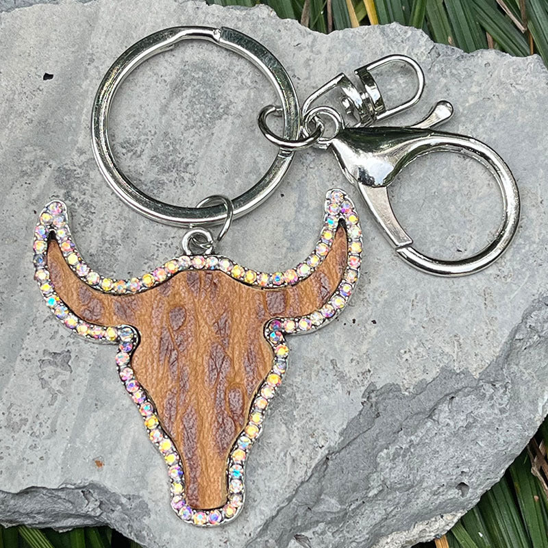 Bull Shape Key Chain Style A One Size - Fashorio