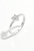 925 Sterling Silver Inland Zircon Star Ring - Fashorio