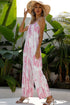 Shiny Tie-Dye Spaghetti Strap Jumpsuit with Pockets - Fashorio