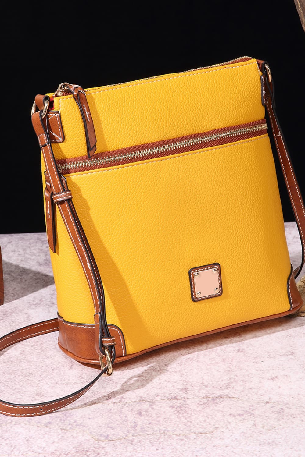 PU Leather Crossbody Bag - Fashorio