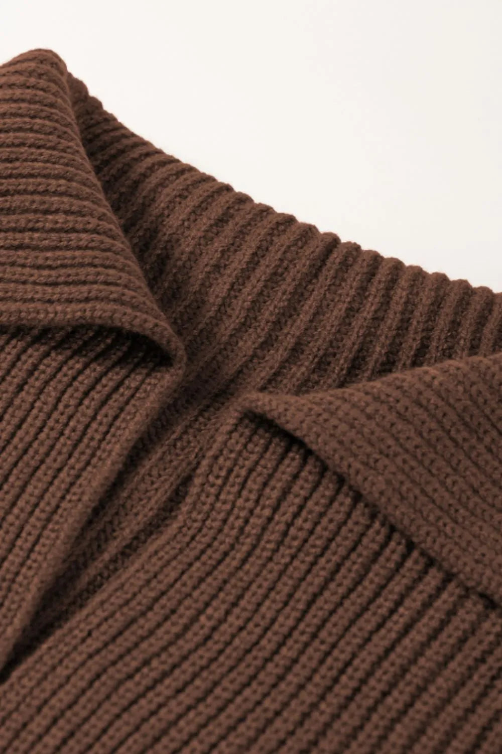 Button Down Collared Neck Cardigan - Fashorio