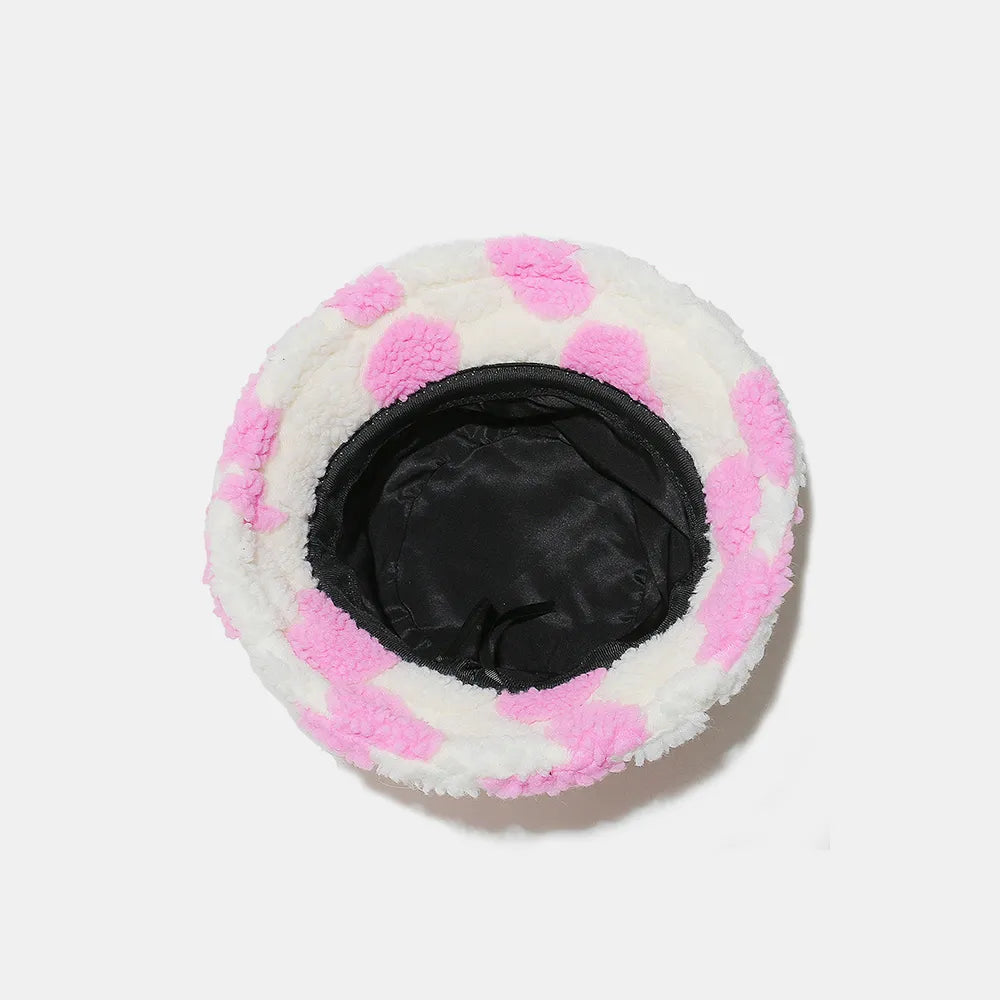 Contrast Heart Bucket Hat - Fashorio