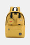 Himawari Waterproof Canvas Backpack Bag with Removable Coin Purse Yellow One Size - Fashorio