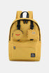 Himawari Waterproof Canvas Backpack Bag with Removable Coin Purse Yellow One Size - Fashorio