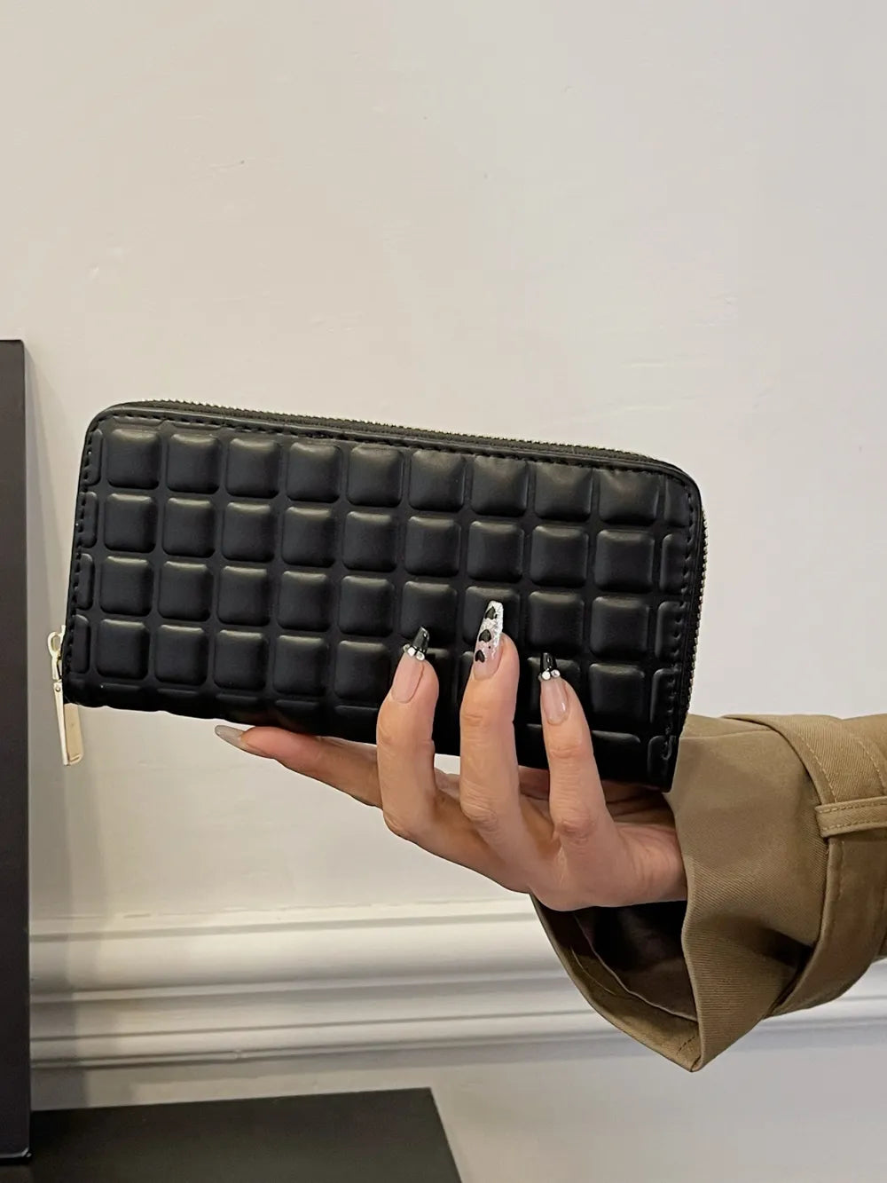 PU Leather Solid Color Wallet - Fashorio
