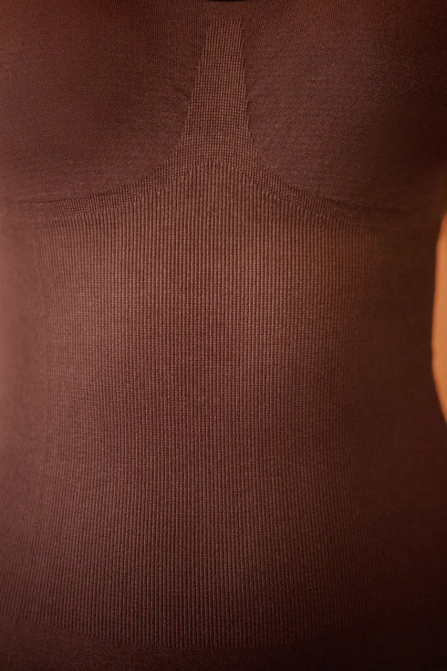 Basic Bae Full Size Scoop Neck Butt Lifting Bodysuit - Fashorio