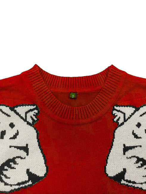 Leopard Round Neck Sweater - Fashorio