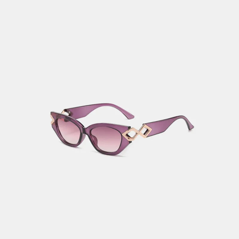 Polycarbonate Frame Cat-Eye Sunglasses - Fashorio