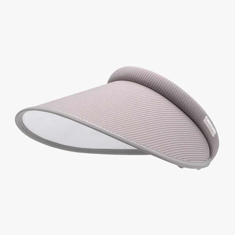 Wide Brim PVC Sun Hat Gray One Size - Fashorio