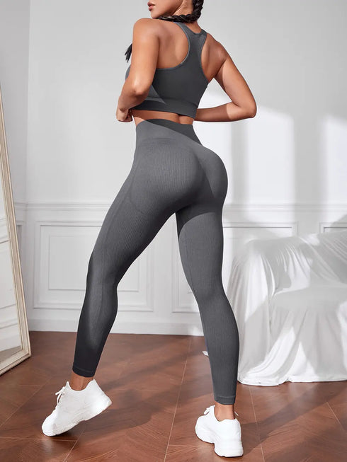 Sport Tank and Leggings Set - Fashorio