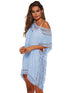 Bohemian Crochet Trim Beach Cover Up Dress - Fashorio