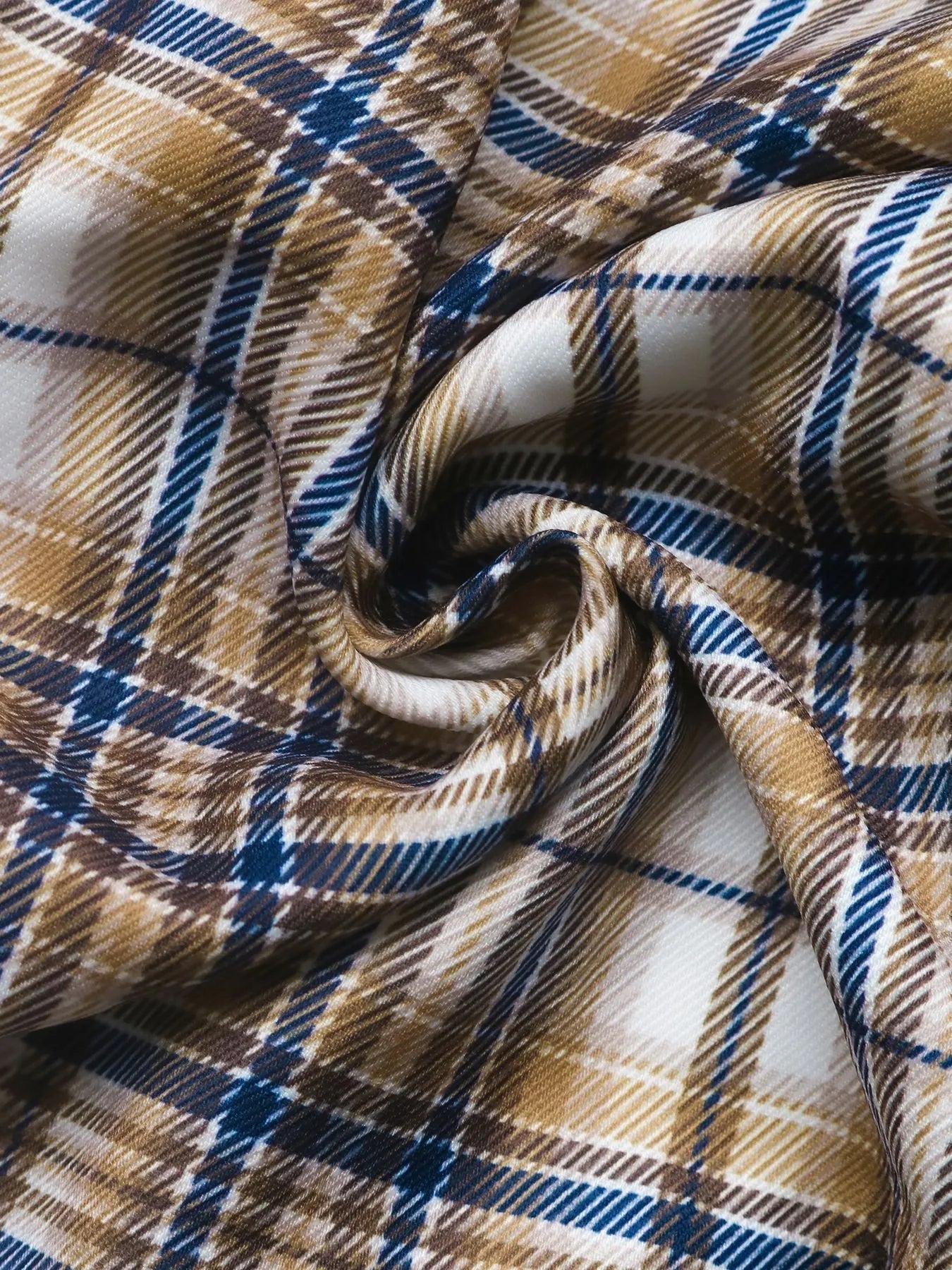 Number 87 Plaid Long Sleeve Blazer - Fashorio