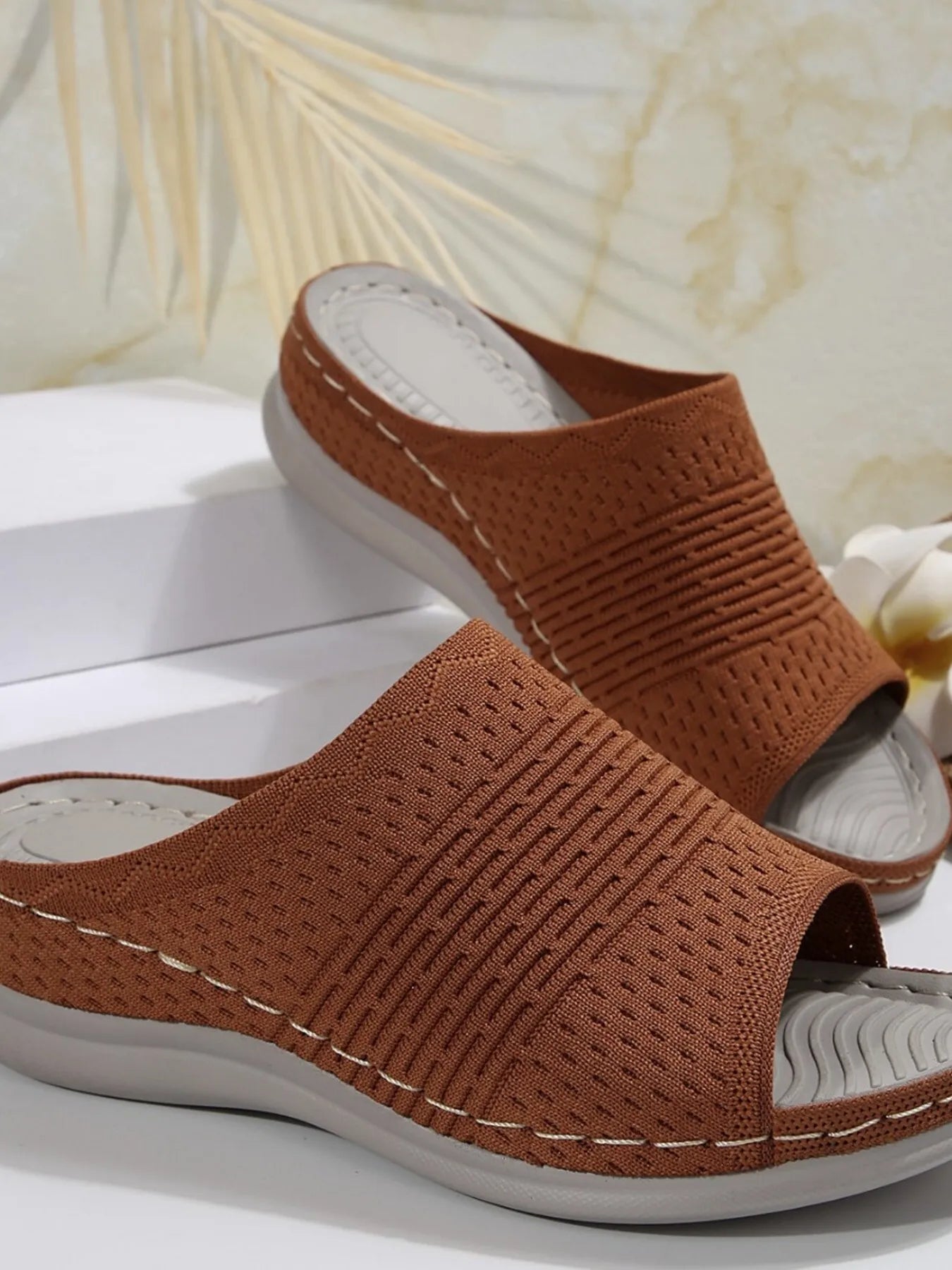 Mesh Open Toe Sandals - Fashorio