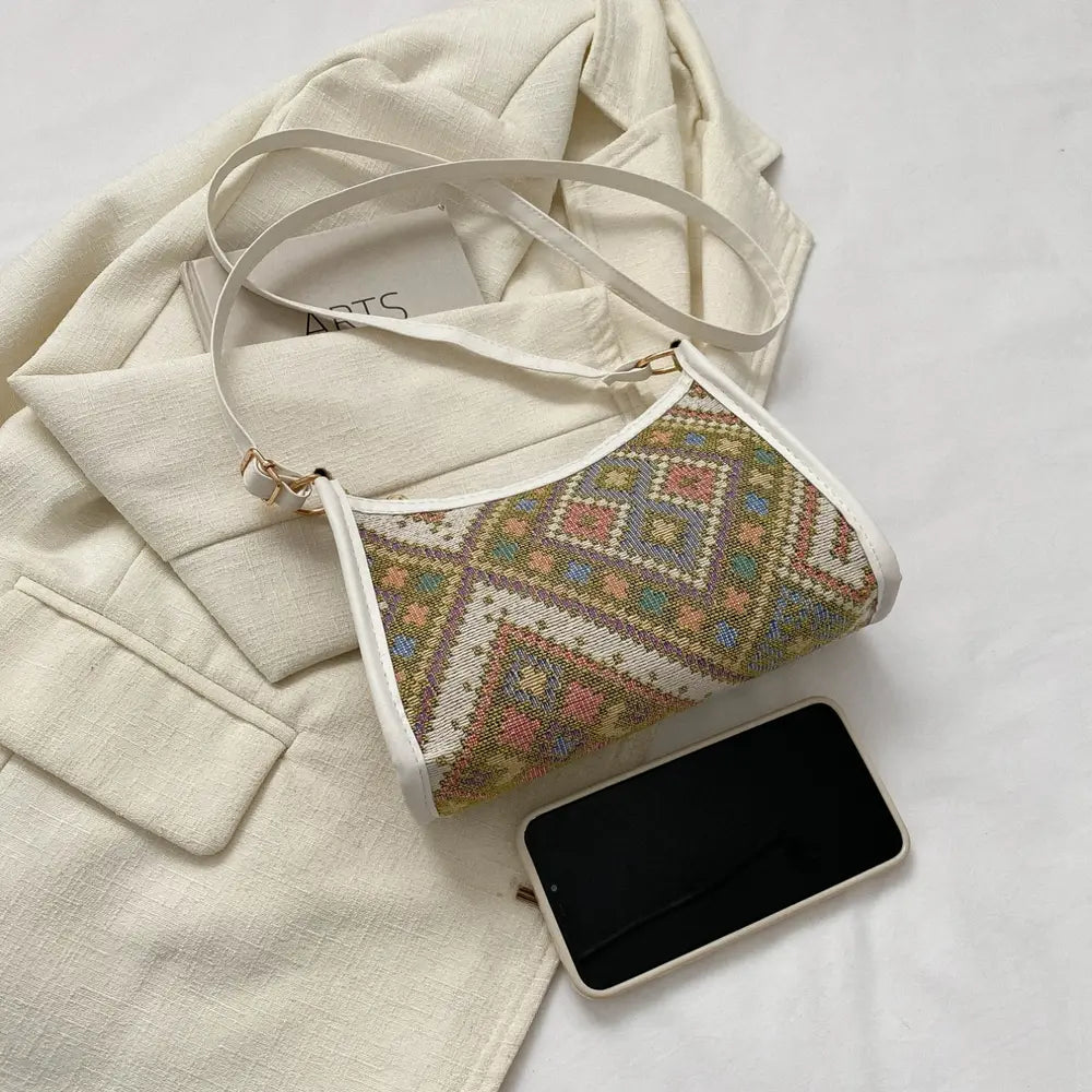 Printed Crossbody Bag - Fashorio
