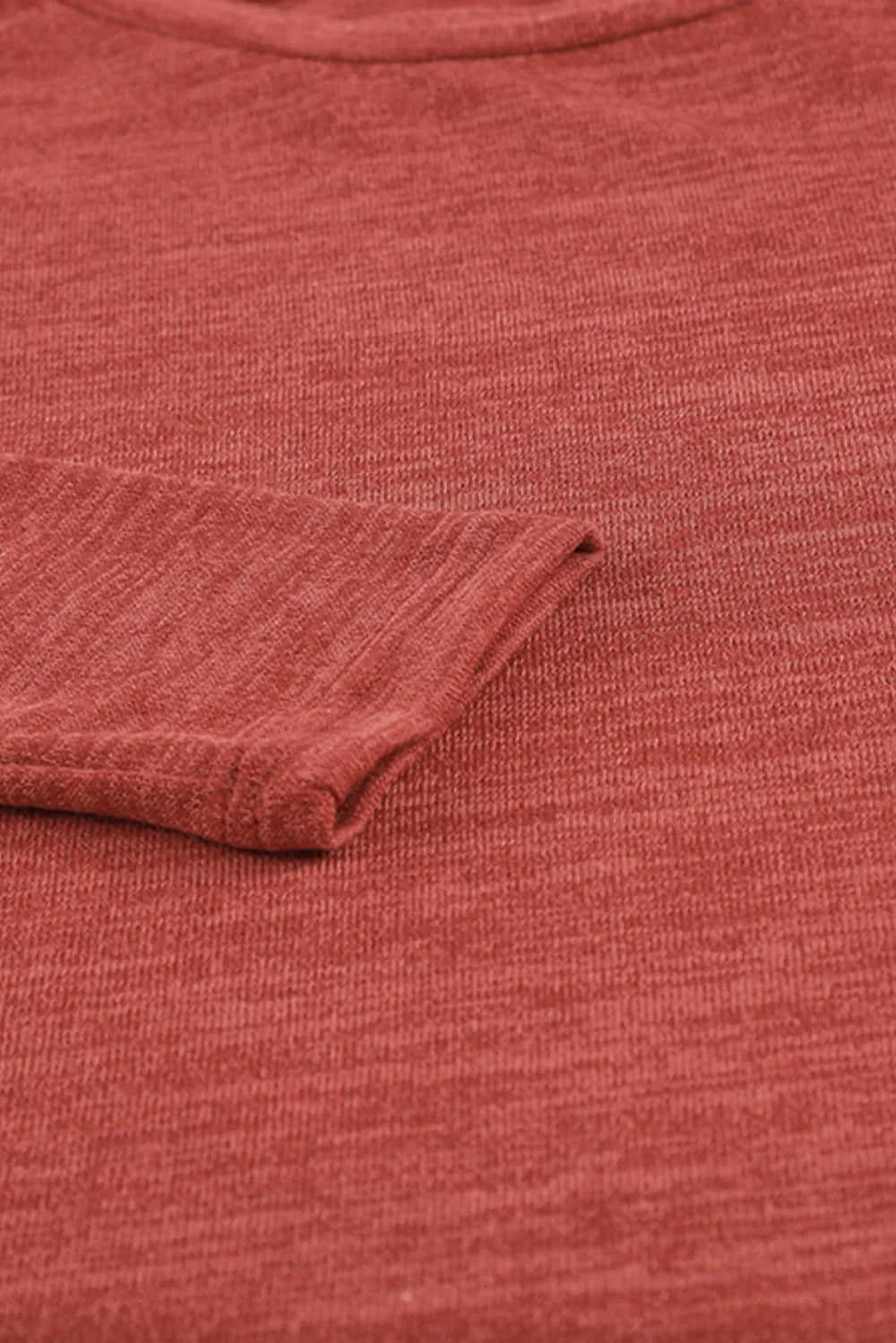 Round Neck Top and Drawstring Plaid Pants Lounge Set - Fashorio