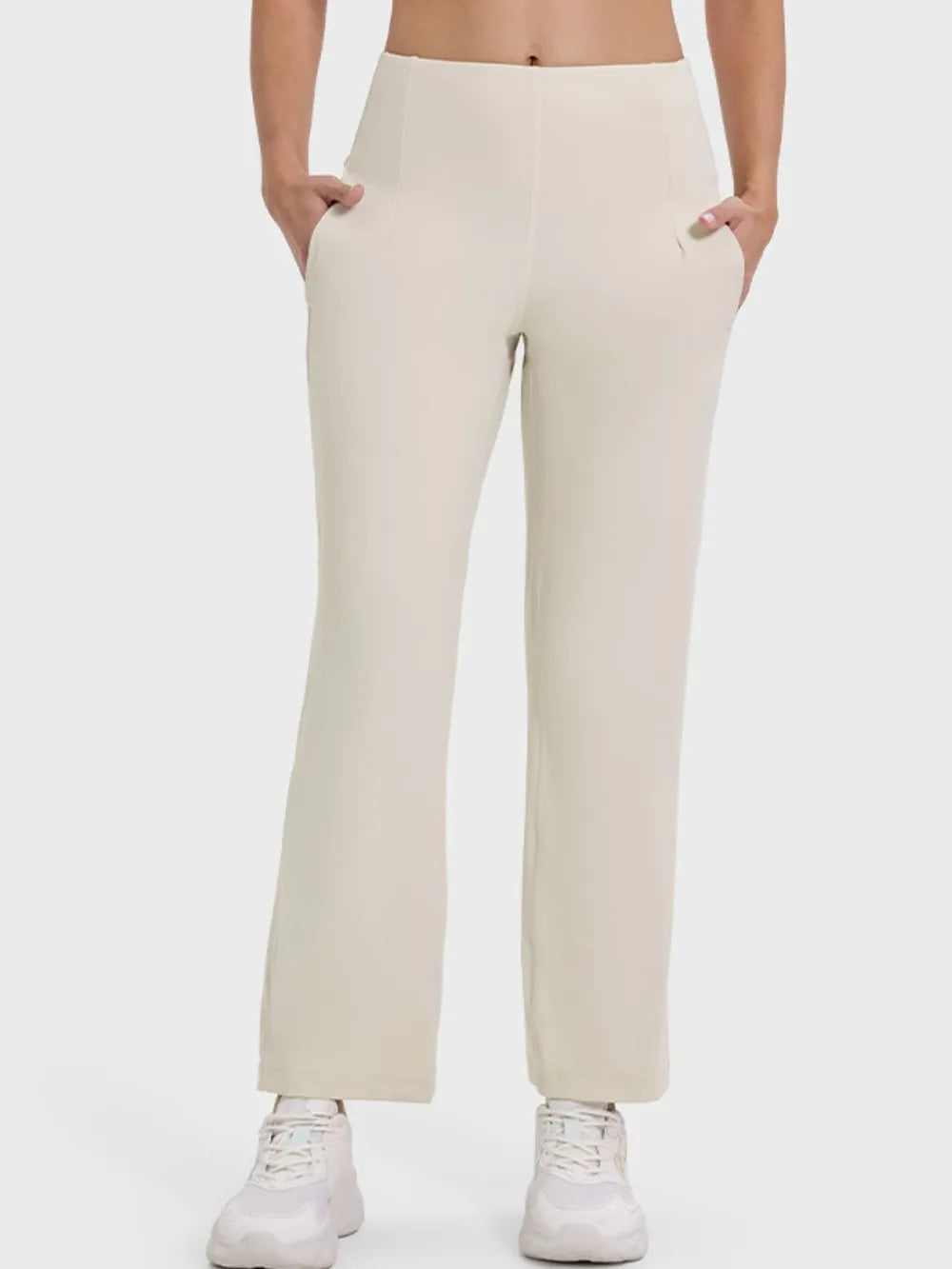 Millennia Pocketed High Waist Active Pants - Fashorio