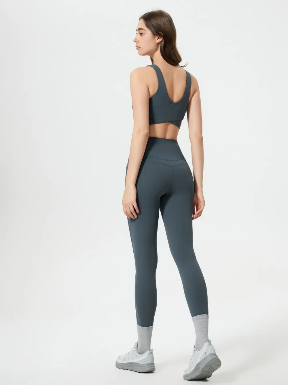 Millennia Wide Waistband Active Leggings - Fashorio