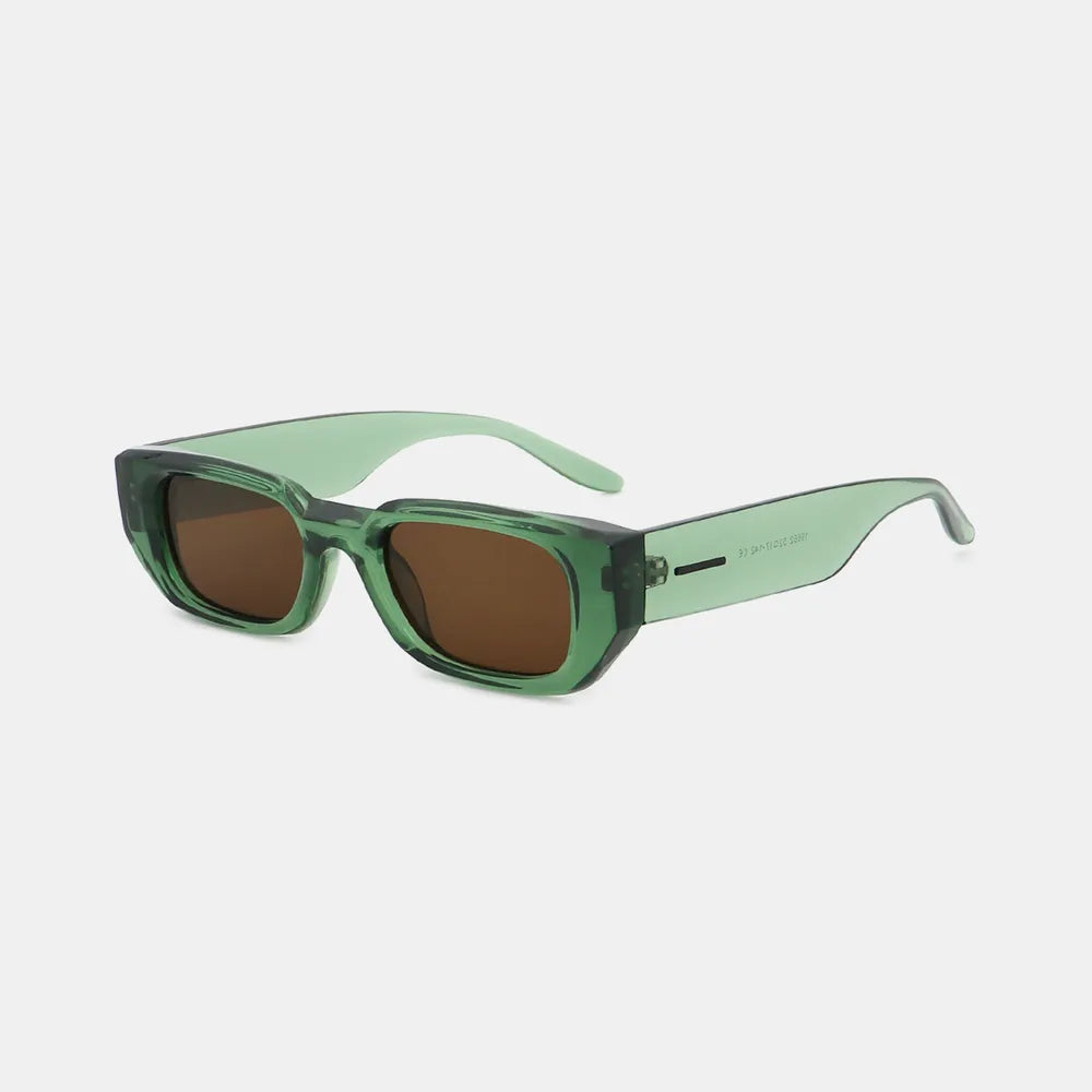 Polycarbonate Frame Rectangle Sunglasses - Fashorio