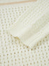 BEACH Hollow Out Knitted Lightweight Dolman Sweater - Fashorio