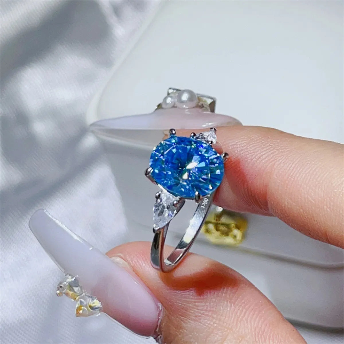3 Carat Moissanite 925 Sterling Silver Ring - Fashorio