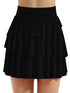 Tiered Ruffle Active Skort - Fashorio