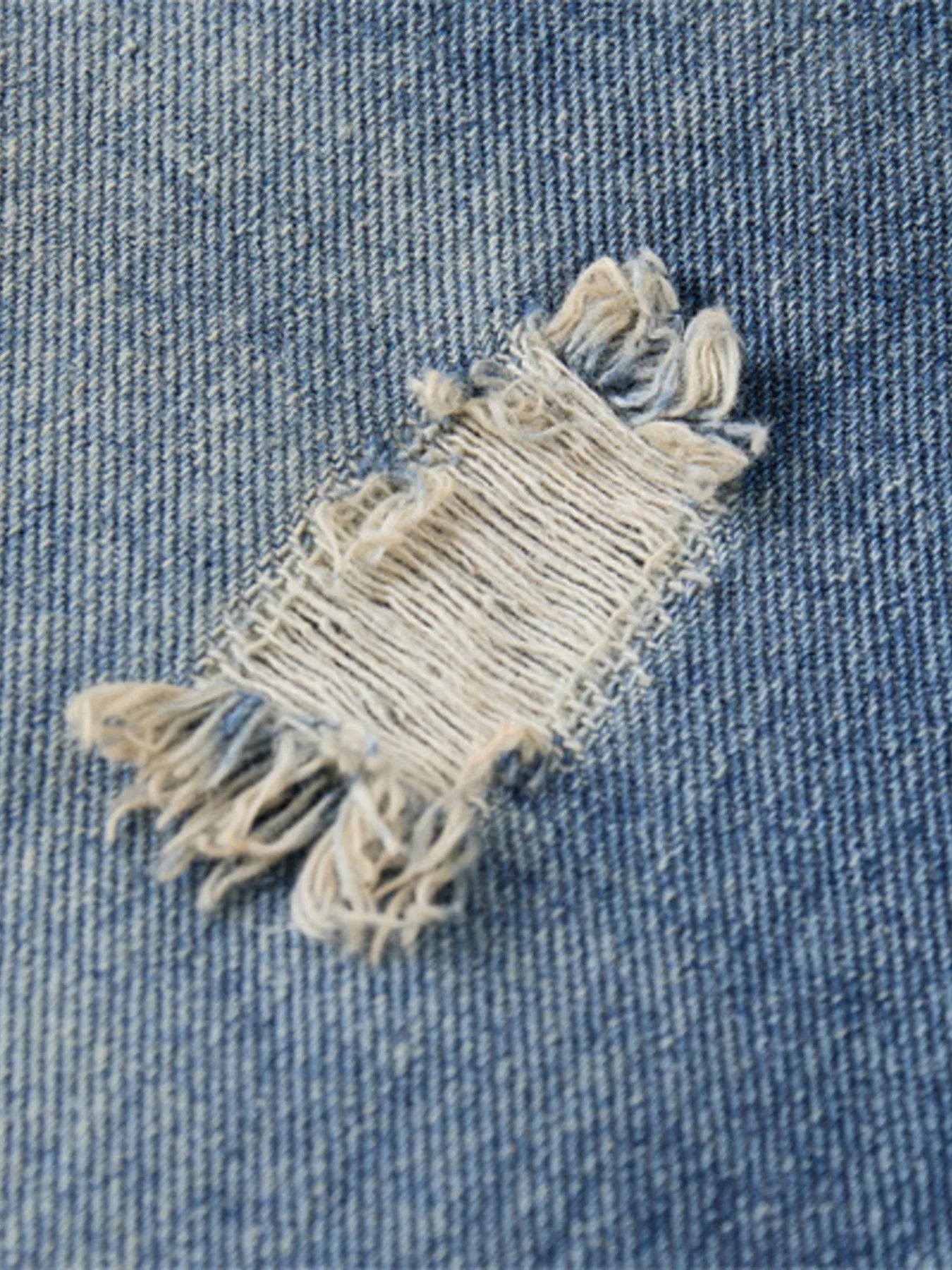 Men's Distressed Wide Leg Denim Shorts - Fashorio