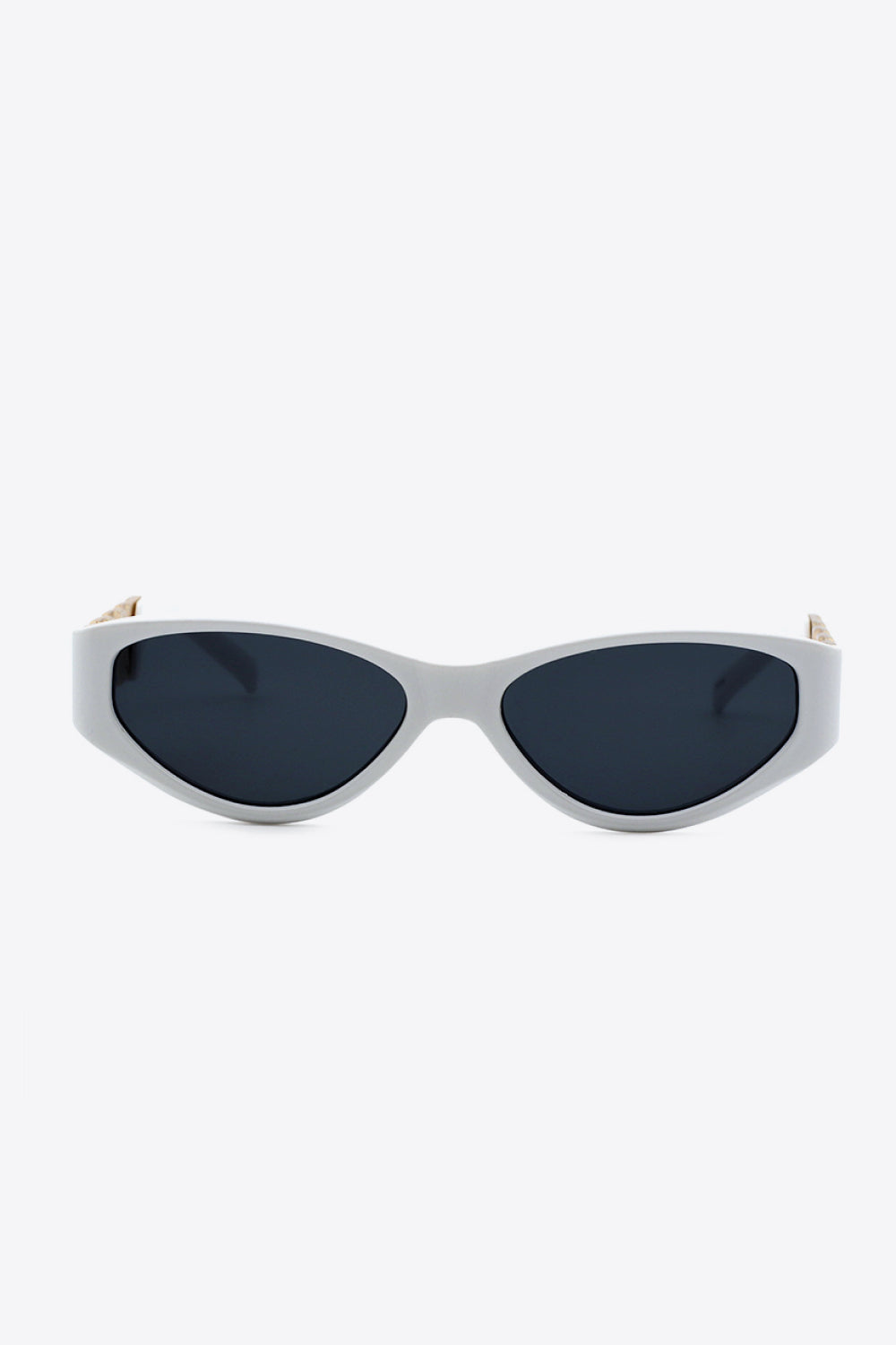 Chain Detail Temple Cat Eye Sunglasses - Fashorio