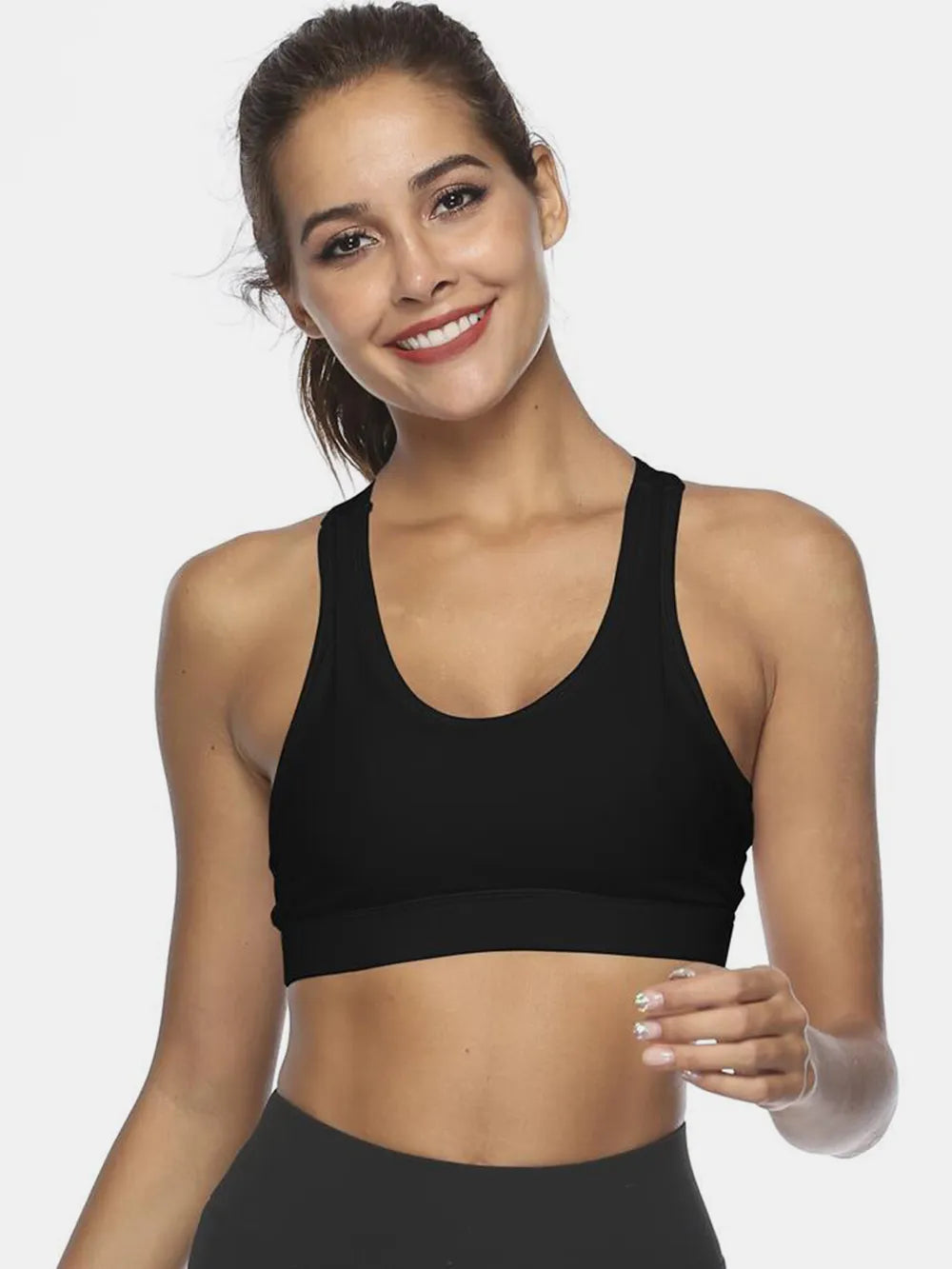 Cutout Scoop Neck Active Tank - Fashorio