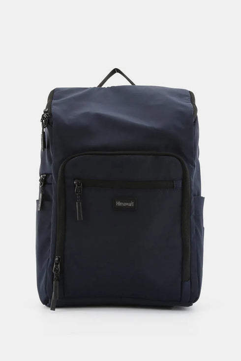 Himawari Nylon Waterproof Backpack Bag Navy One Size - Fashorio