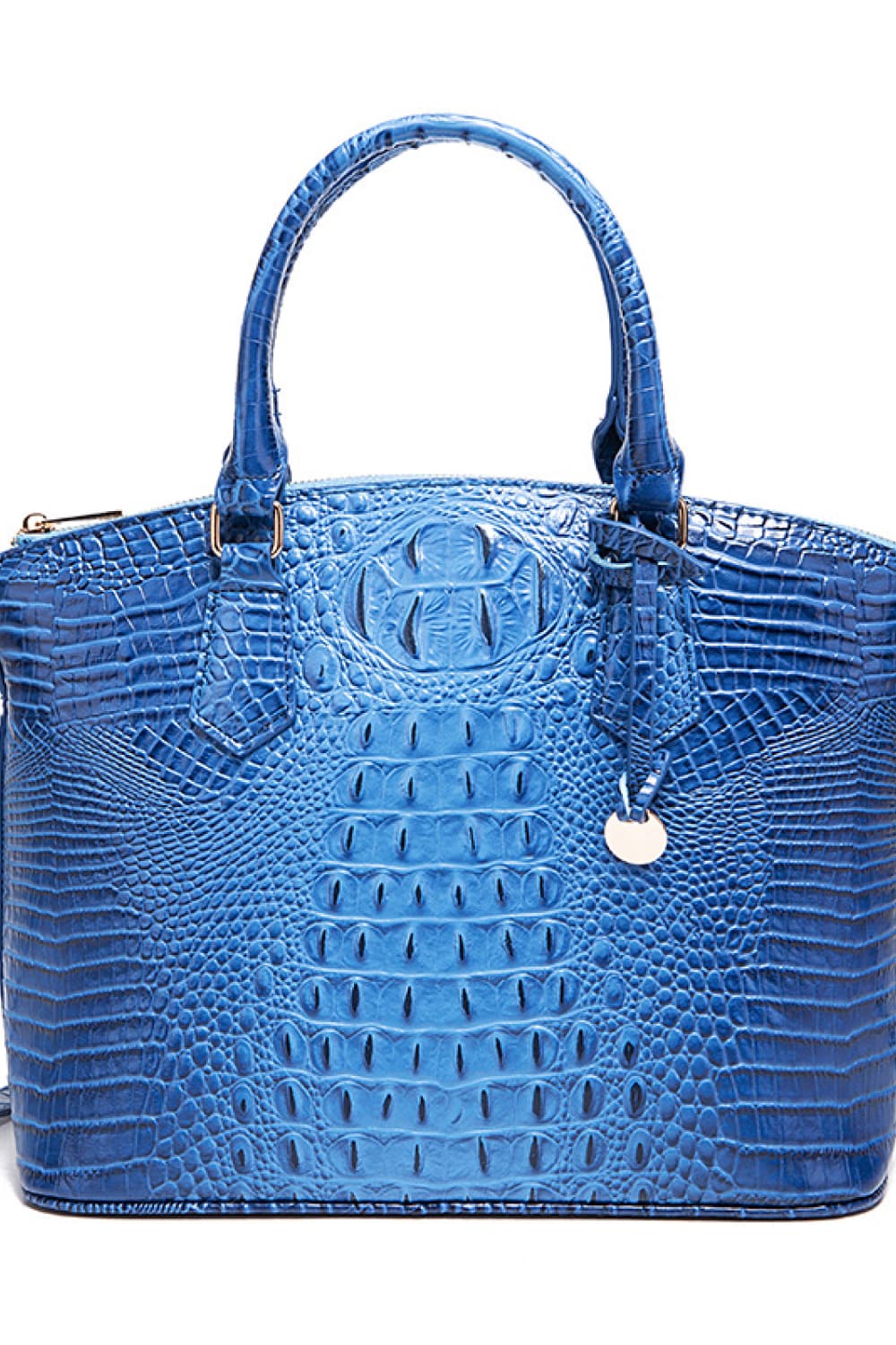 PU Leather Handbag Sky Blue One Size - Fashorio