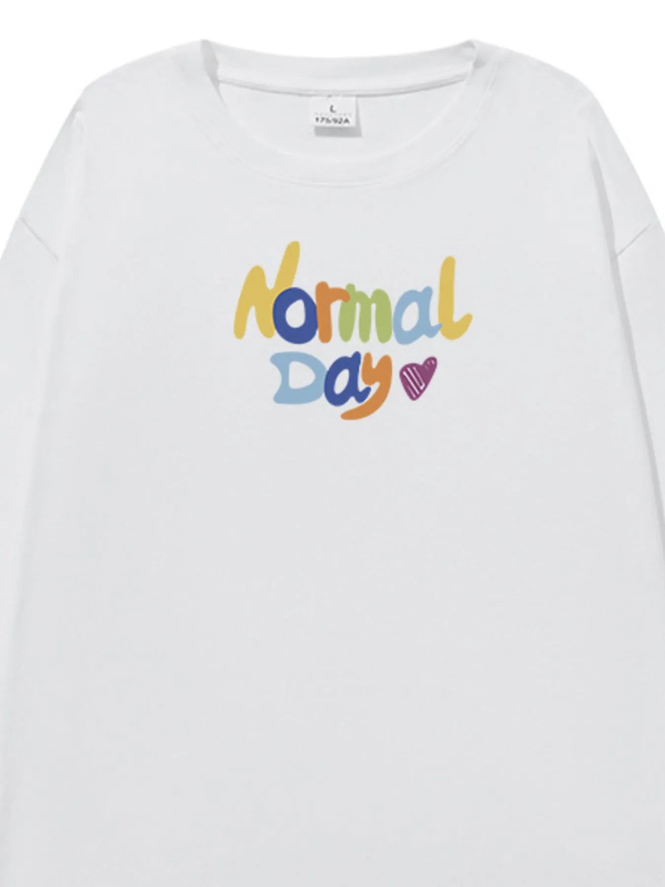 Normal Day Long Sleeve T-Shirt - Fashorio