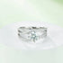 1 Carat Moissanite 925 Sterling Silver Ring - Fashorio