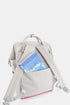Himawari Contrast Waterproof Backpack Bag with External USB Port - Fashorio