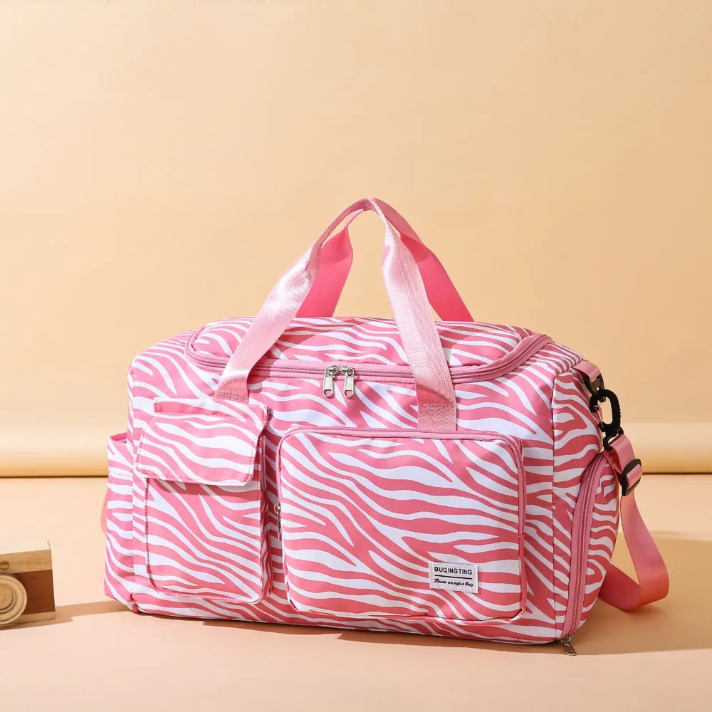 Oxford Cloth Animal Print Travel Bag - Fashorio