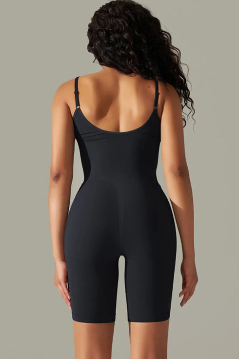 Spaghetti Strap Active Romper - Fashorio