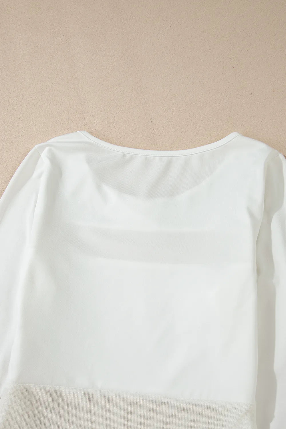 Round Neck Long Sleeve Bodysuit - Fashorio