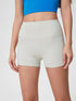 Millennia High Waist Active Shorts White - Fashorio