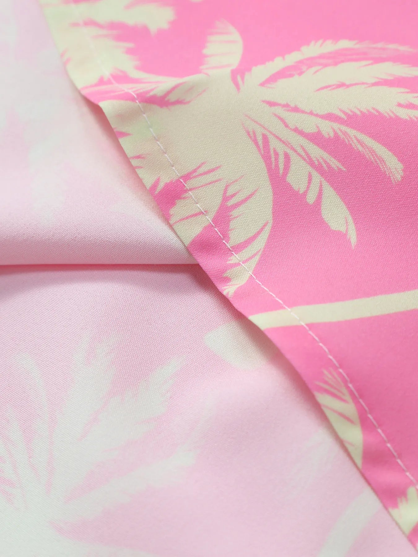 Men's Palm Tree Print Top and Shorts Summer Set - Fashorio