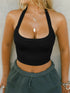 Halter Neck Active Cami - Fashorio