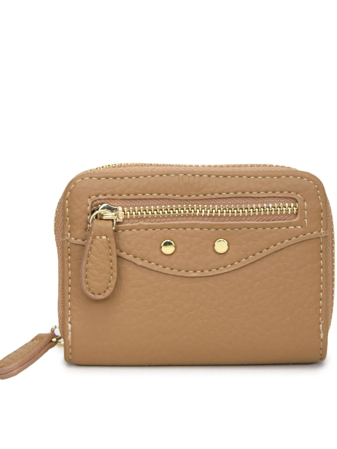 PU Leather Solid Color Card Case - Fashorio