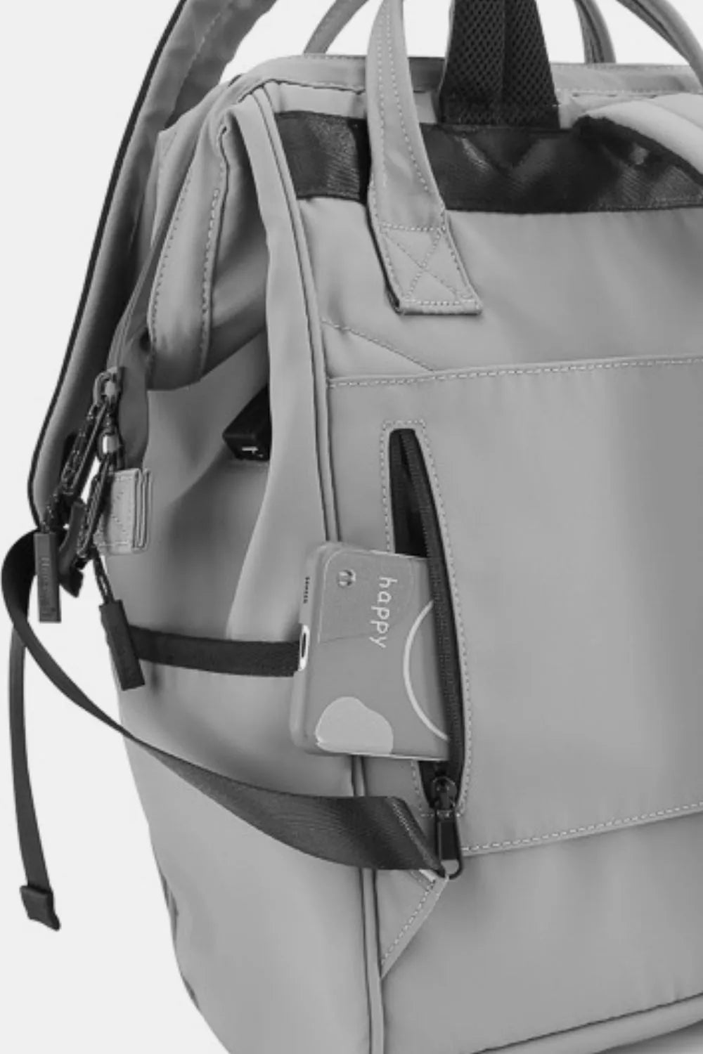 Himawari Waterproof Backpack Bag with External USB Port - Fashorio