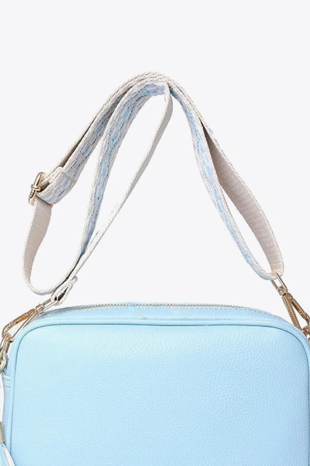 PU Leather Tassel Crossbody Bag - Fashorio