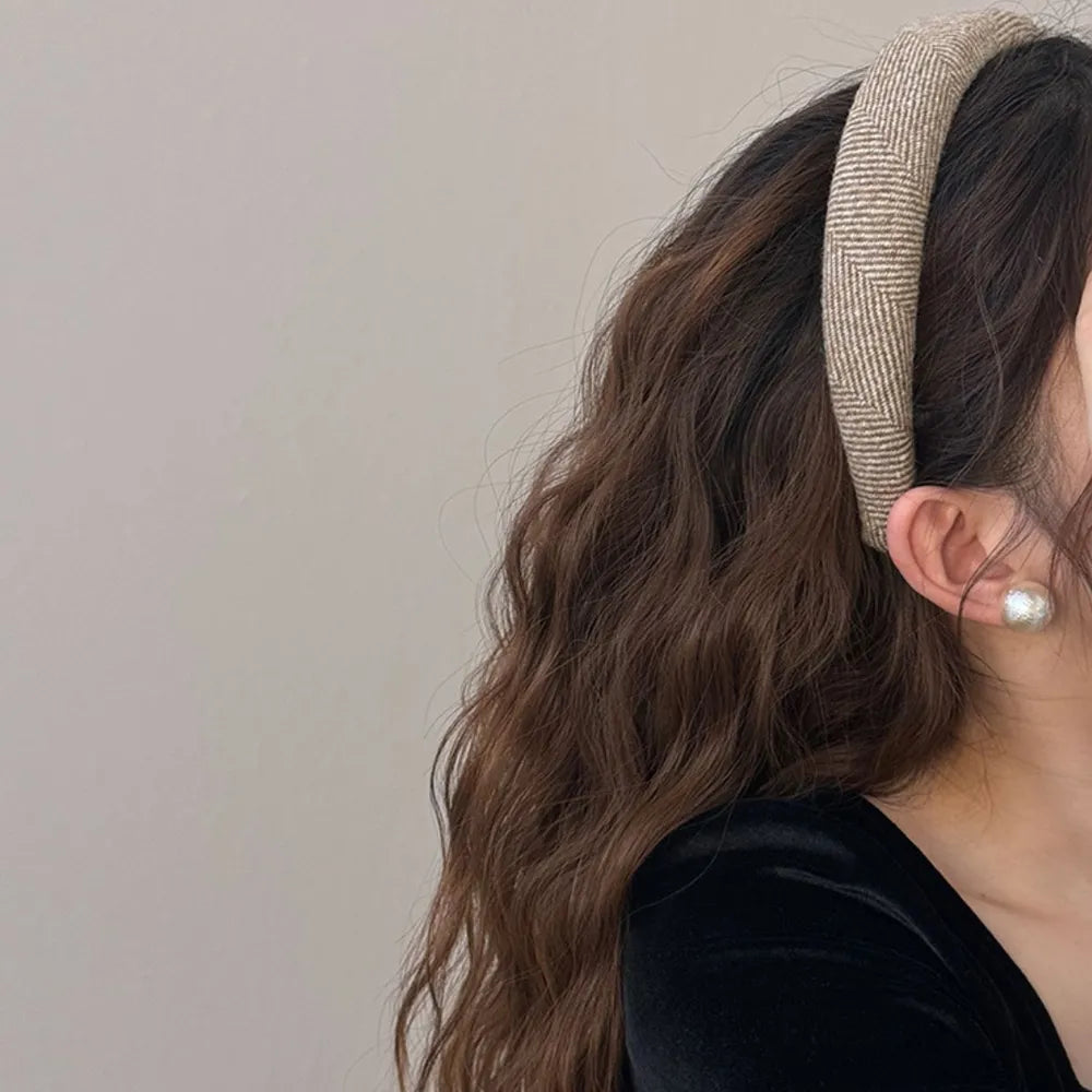 Polyester Wide Hair Headband - Fashorio