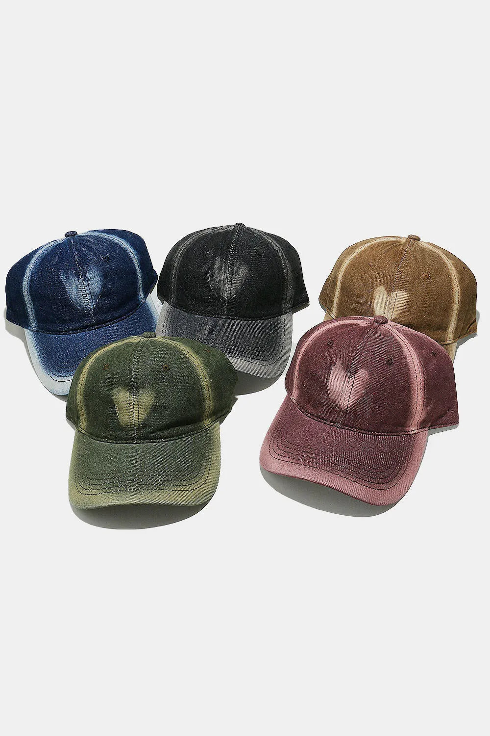 Heart Cotton Baseball Cap - Fashorio