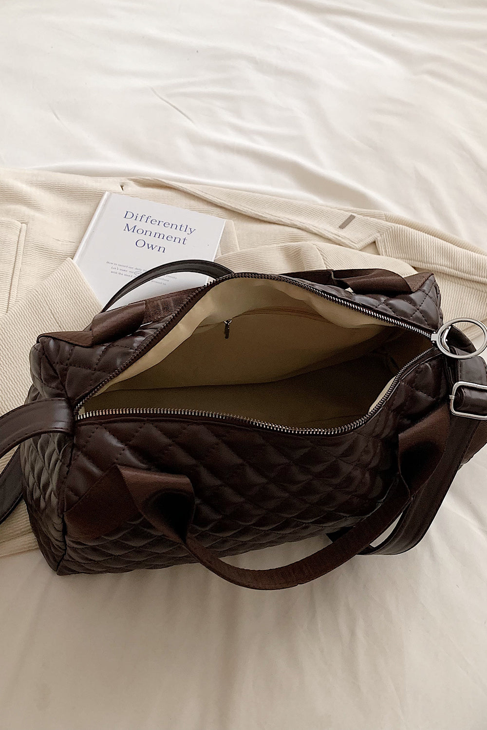 Large PU Leather Handbag - Fashorio