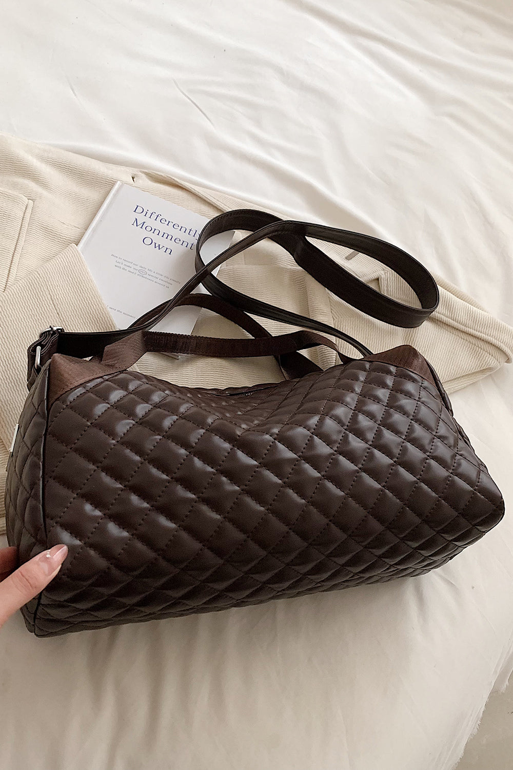 Large PU Leather Handbag - Fashorio