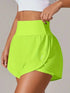 Pocketed High Waist Active Shorts - Fashorio