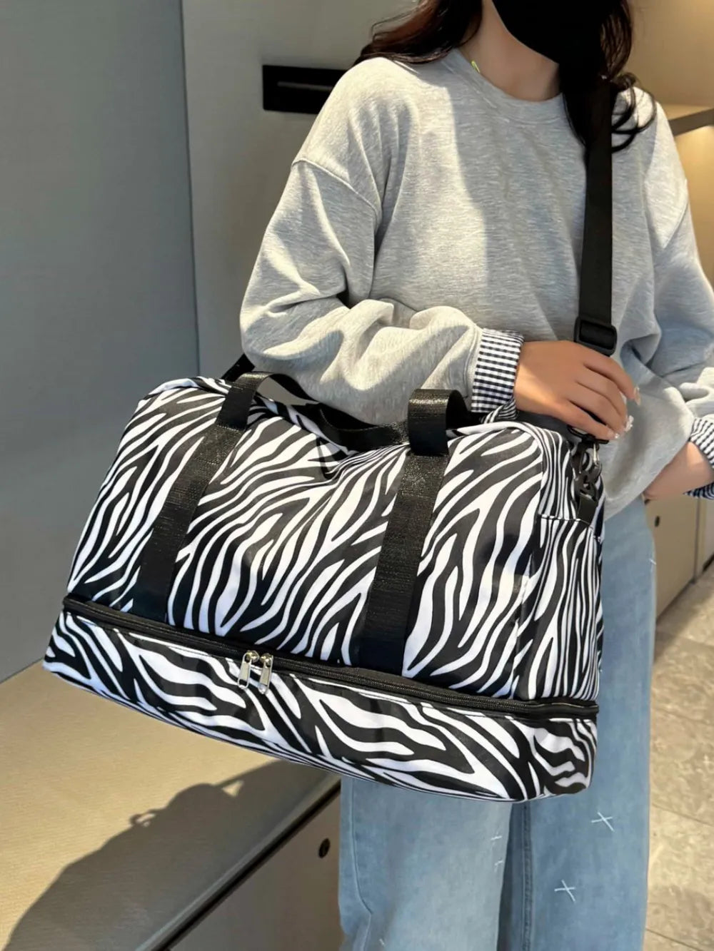 Oxford Cloth Leopard Travel Bag - Fashorio